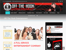 Tablet Screenshot of offthehookentertainment.com